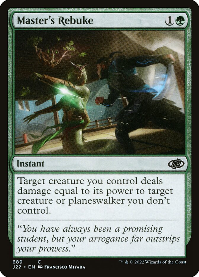 Repreensão da Mestra / Master's Rebuke - Magic: The Gathering - MoxLand
