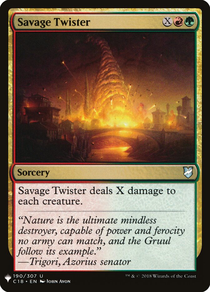Tornado Selvagem / Savage Twister - Magic: The Gathering - MoxLand