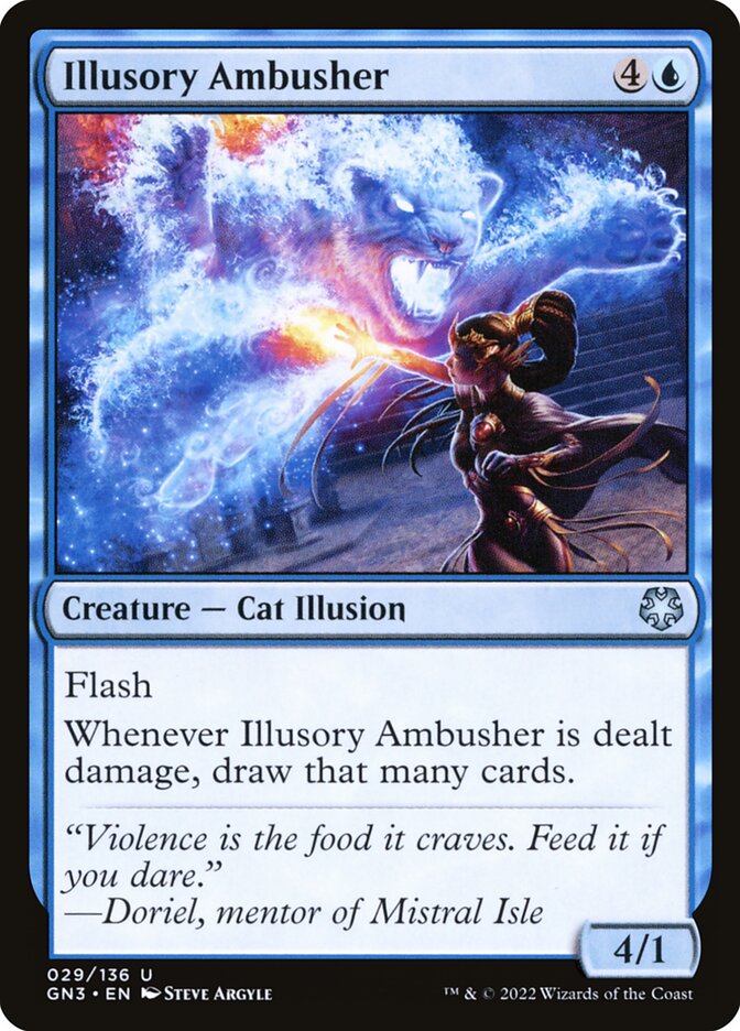 Emboscador Ilusório / Illusory Ambusher - Magic: The Gathering - MoxLand