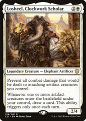Losheel, Erudita da Mecânica / Losheel, Clockwork Scholar - Magic: The Gathering - MoxLand