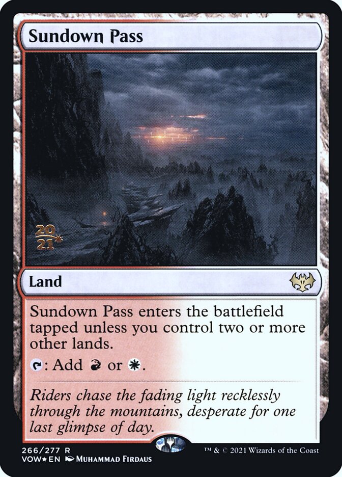 Passo do Poente / Sundown Pass - Magic: The Gathering - MoxLand