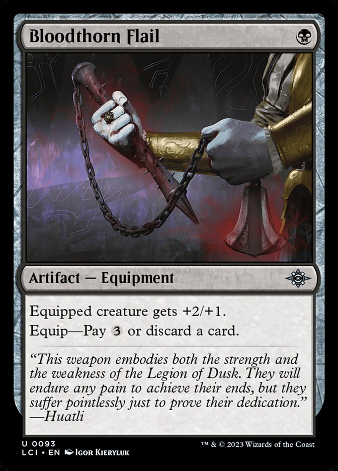 Mangual do Espinho Sanguinário / Bloodthorn Flail - Magic: The Gathering - MoxLand