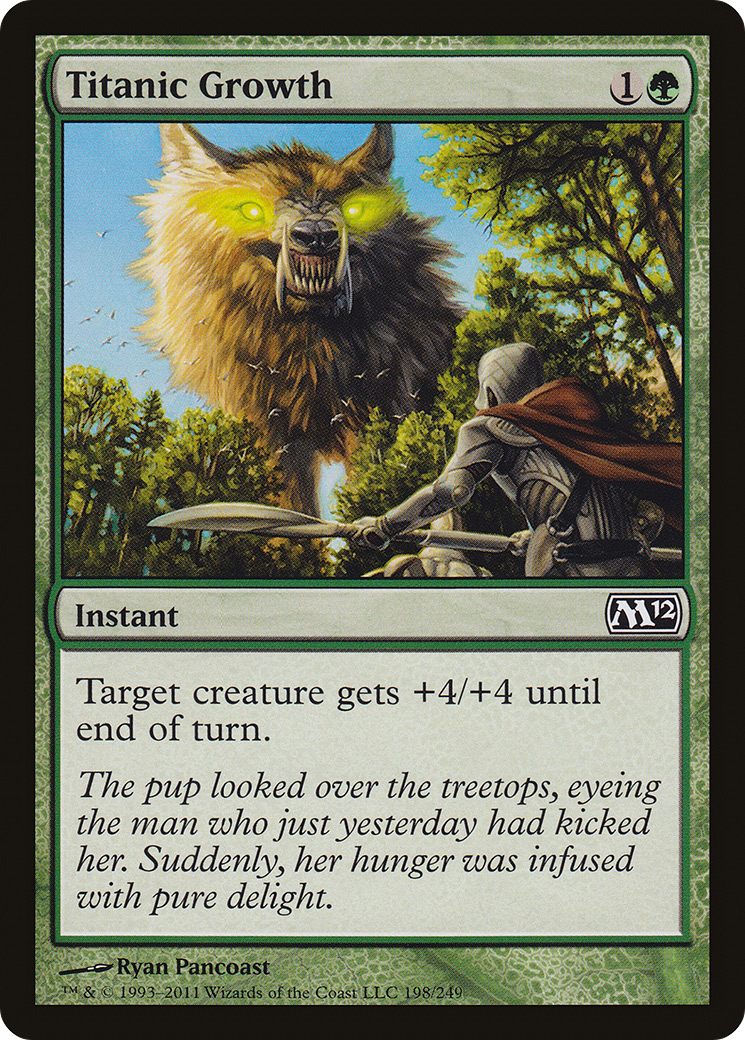 Crescimento Titânico / Titanic Growth - Magic: The Gathering - MoxLand