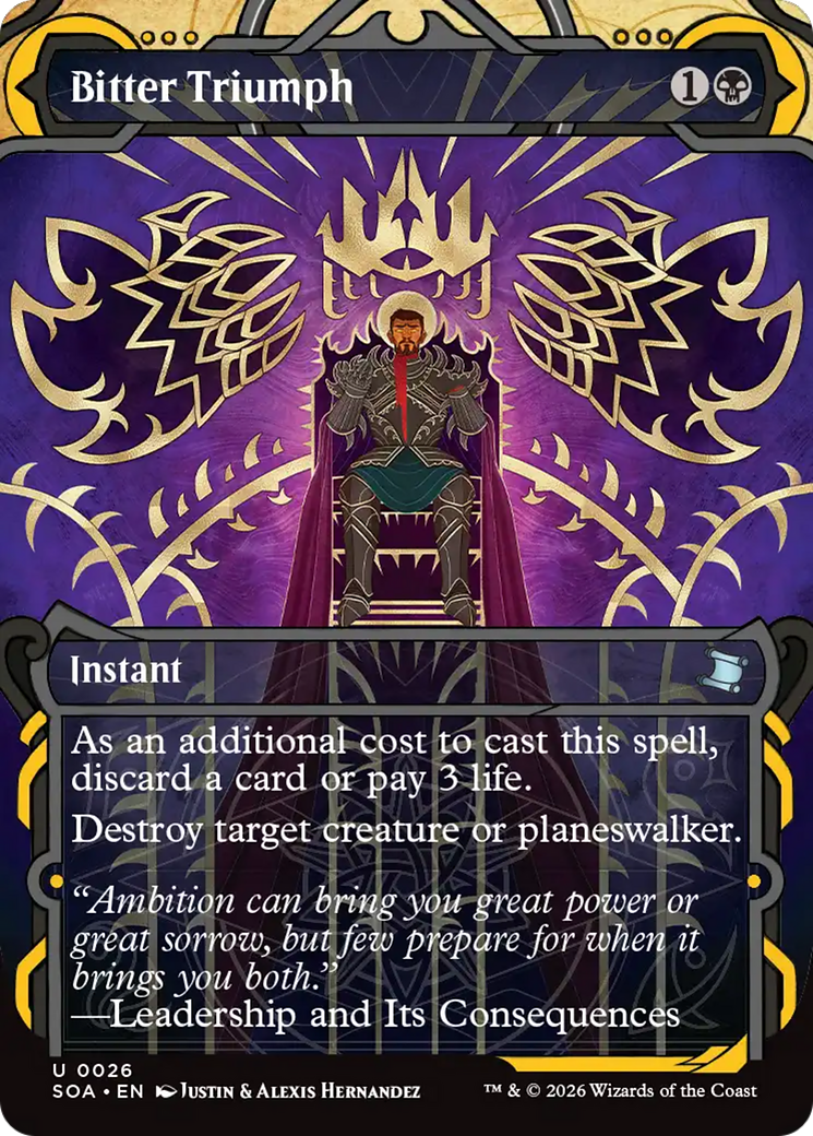 Amargo Triunfo / Bitter Triumph - Magic: The Gathering - MoxLand
