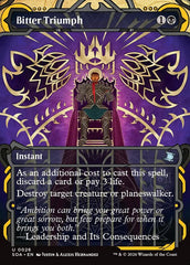 Amargo Triunfo / Bitter Triumph - Magic: The Gathering - MoxLand