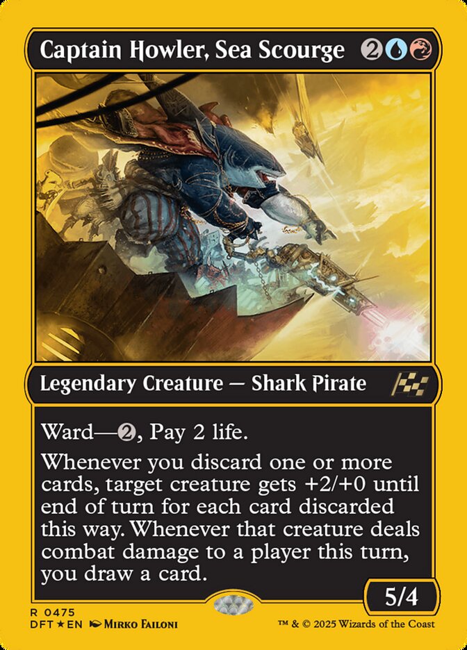 Capitão Berro, Flagelo dos Mares / Captain Howler, Sea Scourge - Magic: The Gathering - MoxLand