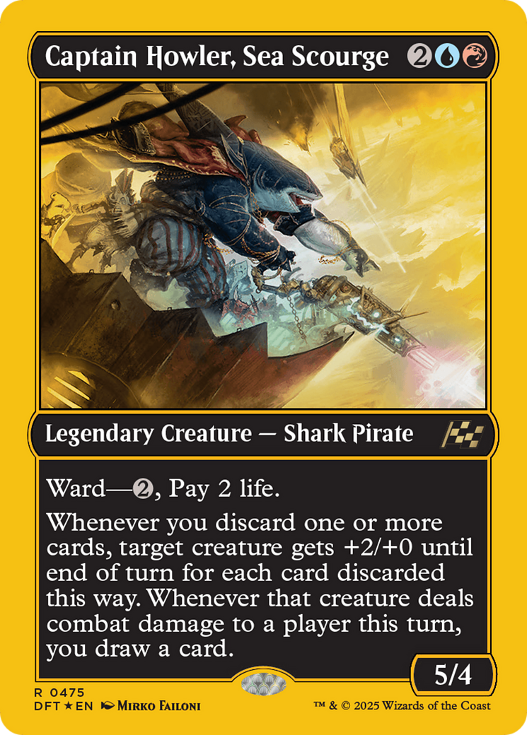 Capitão Berro, Flagelo dos Mares / Captain Howler, Sea Scourge - Magic: The Gathering - MoxLand