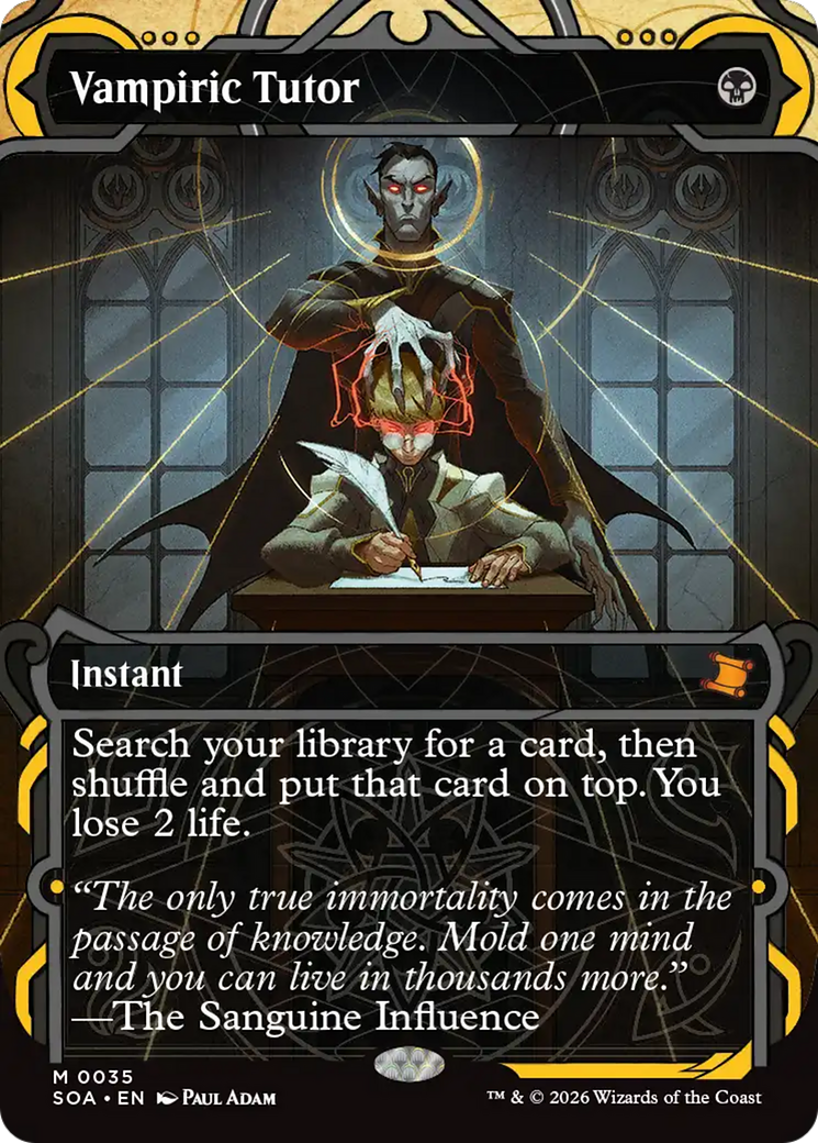 Tutor Vampírico / Vampiric Tutor - Magic: The Gathering - MoxLand