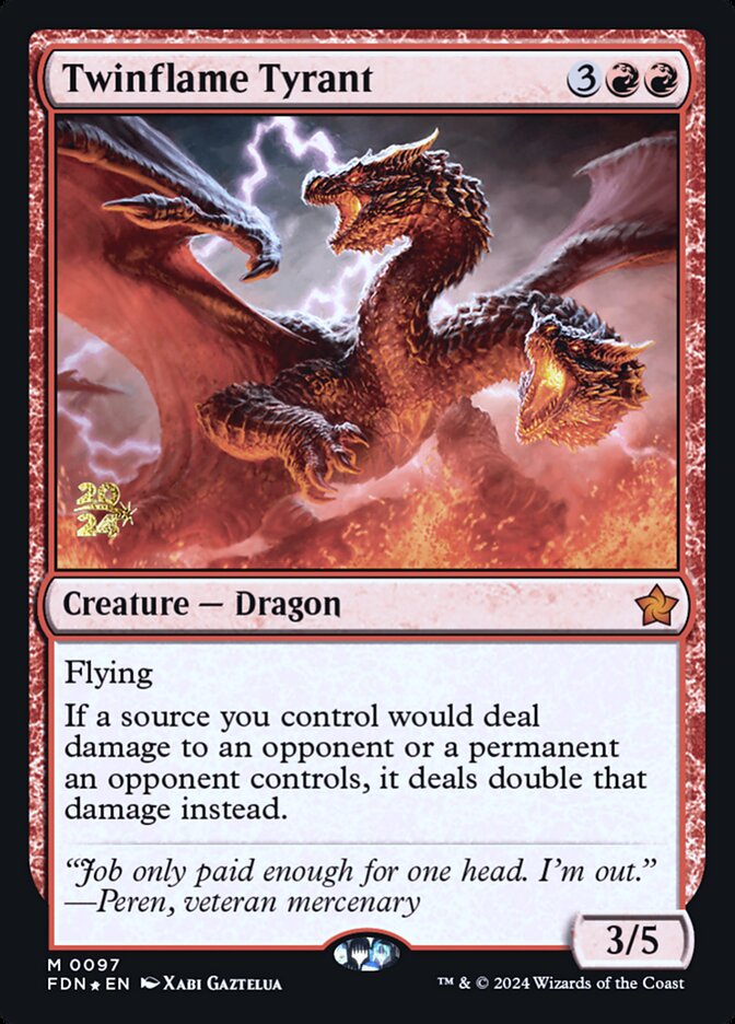 Twinflame Tyrant - Magic: The Gathering - MoxLand
