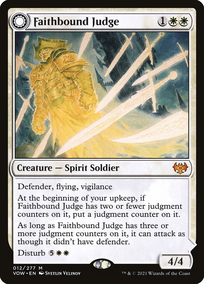 Juiz do Vínculo de Fé / Faithbound Judge - Magic: The Gathering - MoxLand