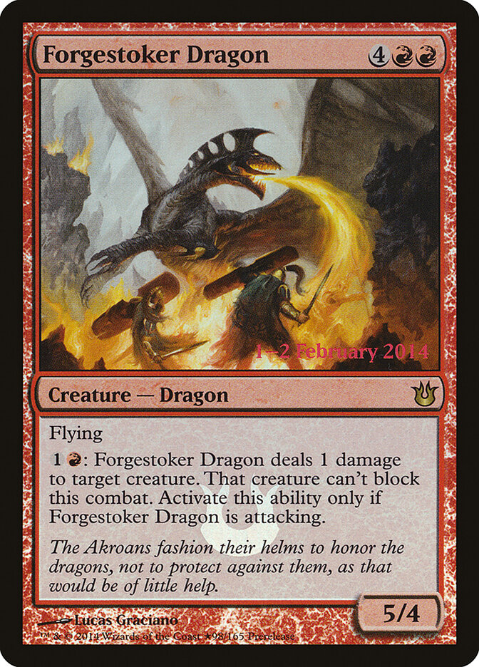 Dragão Atiça-forja / Forgestoker Dragon - Magic: The Gathering - MoxLand