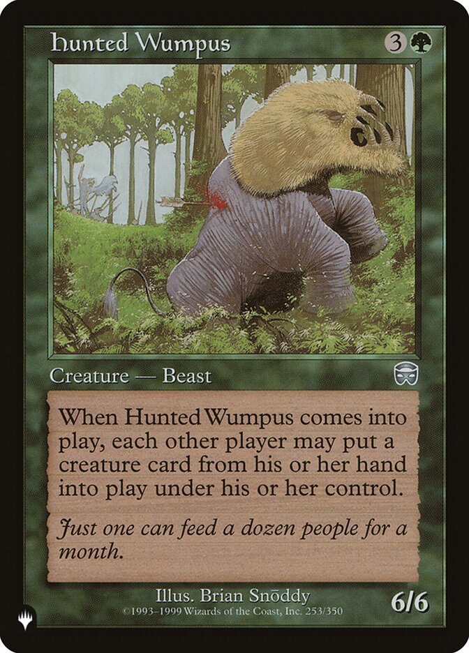 Wumpus Caçado / Hunted Wumpus - Magic: The Gathering - MoxLand