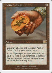 Prisão de Âmbar / Amber Prison - Magic: The Gathering - MoxLand