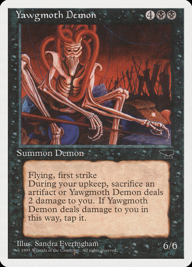 Demônio de Yawgmoth / Yawgmoth Demon - Magic: The Gathering - MoxLand