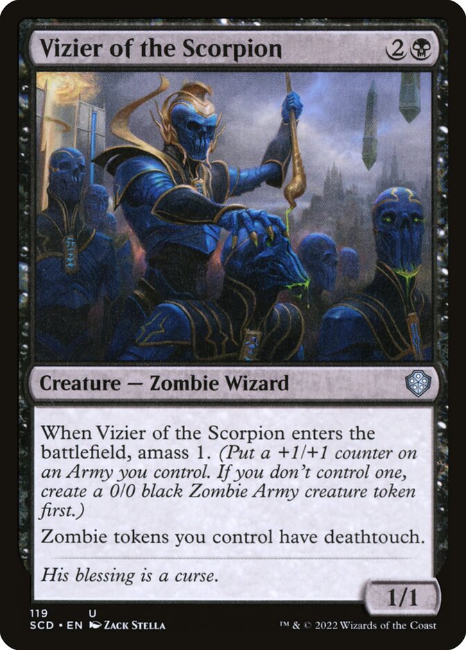 Vizir do Escorpião / Vizier of the Scorpion - Magic: The Gathering - MoxLand