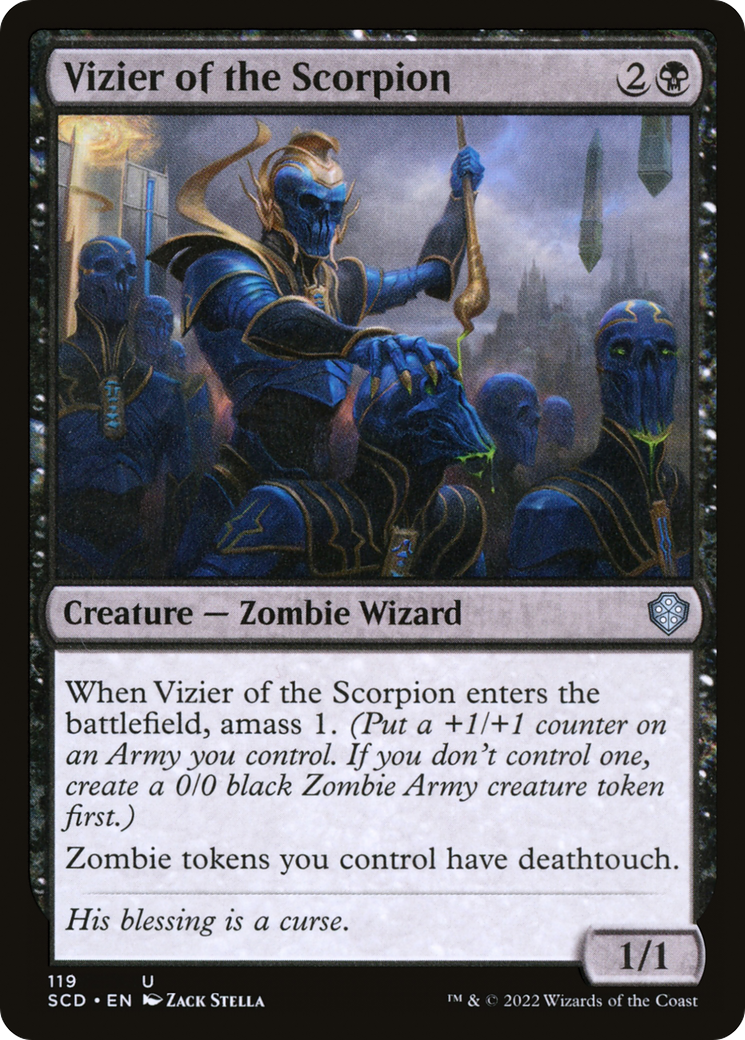 Vizir do Escorpião / Vizier of the Scorpion - Magic: The Gathering - MoxLand