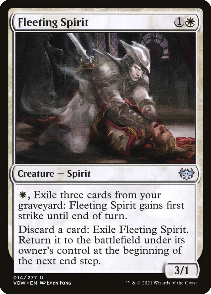Espírito Fugaz / Fleeting Spirit - Magic: The Gathering - MoxLand