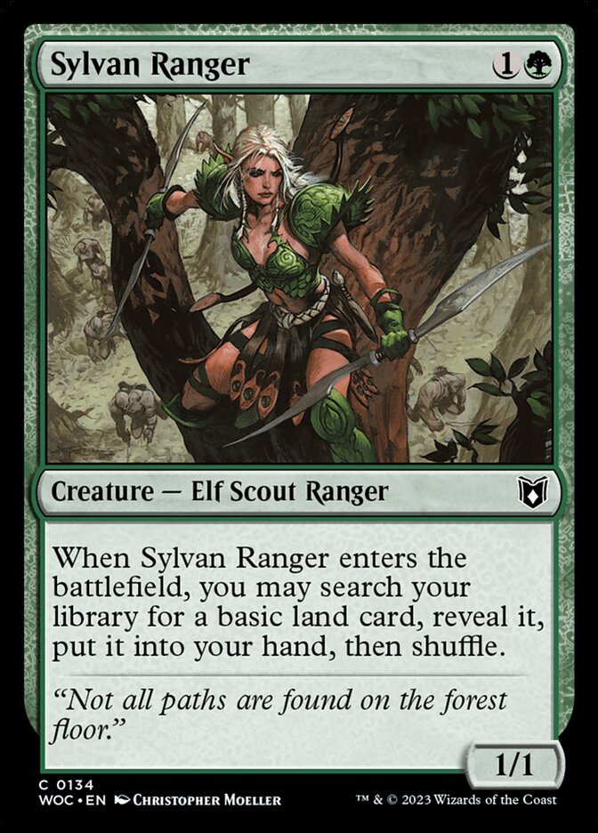 Patrulheiro Silvestre / Sylvan Ranger - Magic: The Gathering - MoxLand