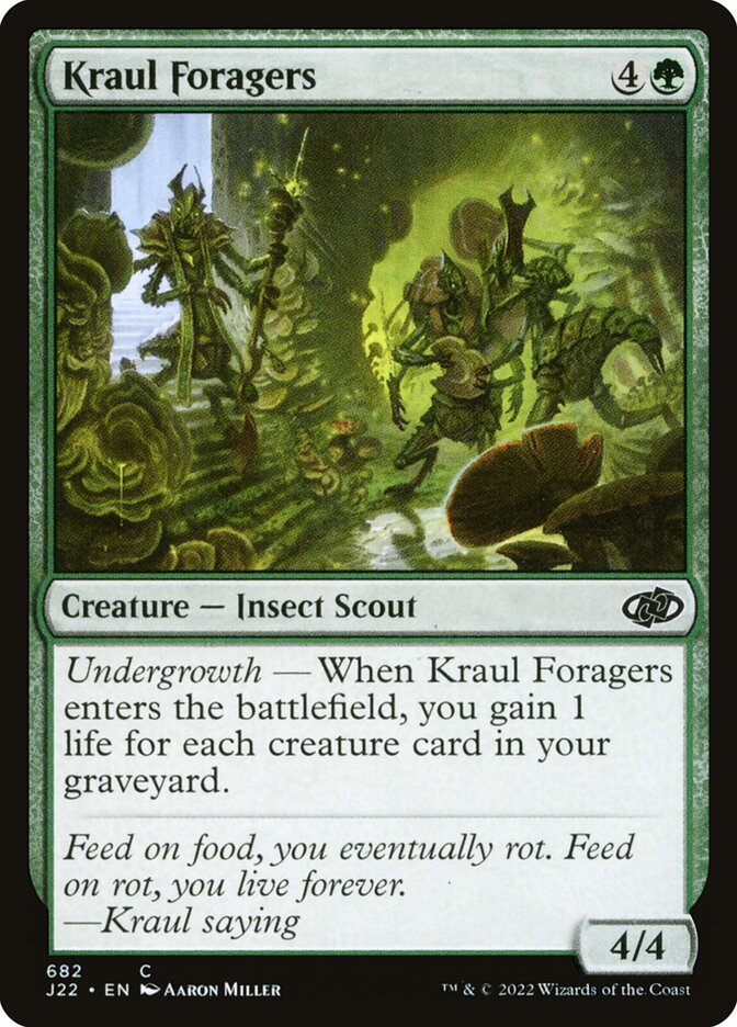 Forrageadores Kraul / Kraul Foragers - Magic: The Gathering - MoxLand