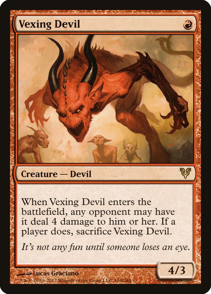 Diabo Irritante / Vexing Devil - Magic: The Gathering - MoxLand
