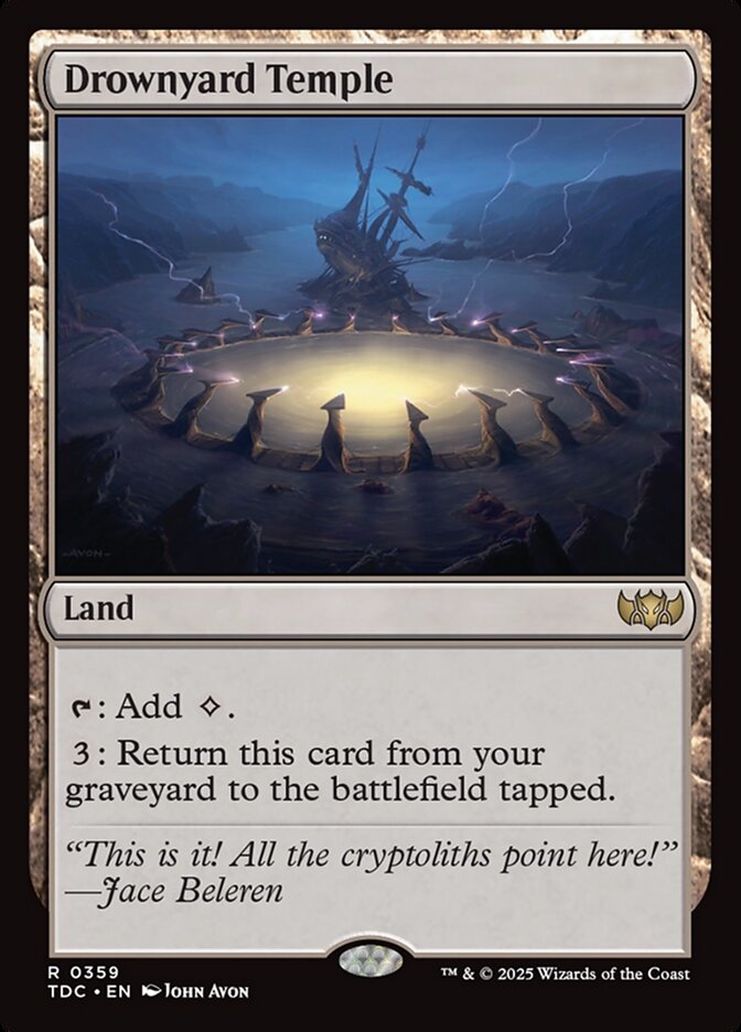 Templo da Costa Náufraga / Drownyard Temple - Magic: The Gathering - MoxLand
