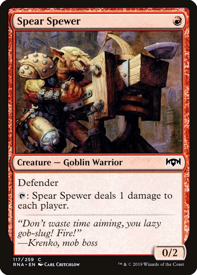 Cospe-lança / Spear Spewer - Magic: The Gathering - MoxLand