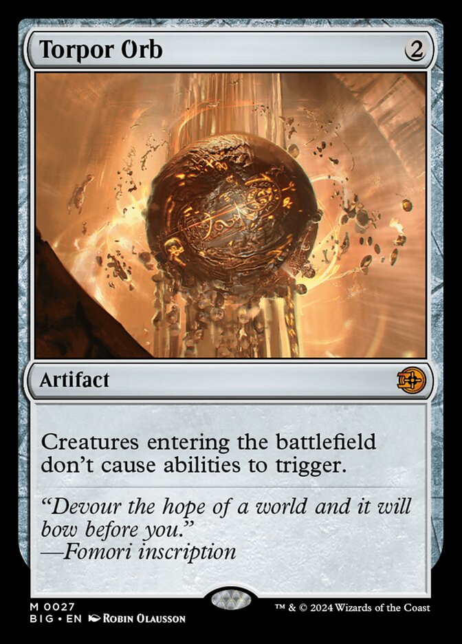 Orbe Tórpida / Torpor Orb - Magic: The Gathering - MoxLand