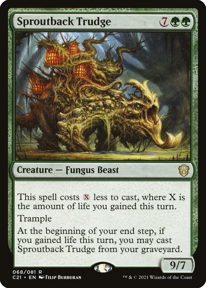 Rojo Fungidórseo / Sproutback Trudge - Magic: The Gathering - MoxLand