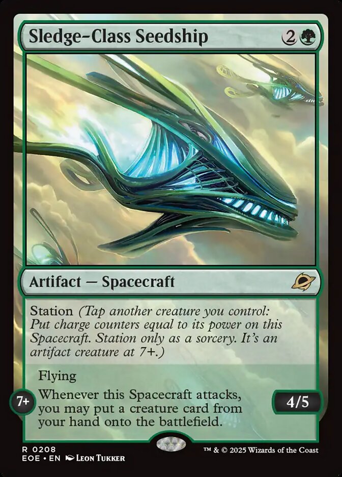 Nave-semeadora Classe Martelo / Sledge-Class Seedship - Magic: The Gathering - MoxLand