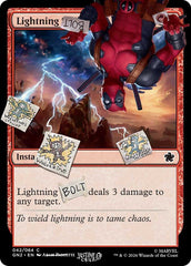 Raio / Lightning Bolt - Magic: The Gathering - MoxLand