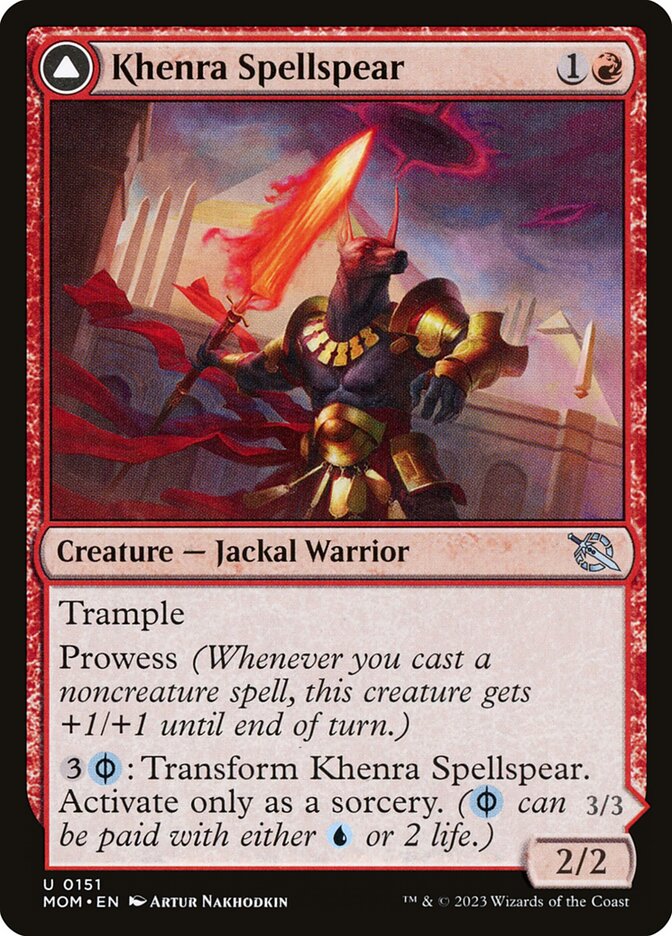 Magilanceiro Khenra / Khenra Spellspear - Magic: The Gathering - MoxLand