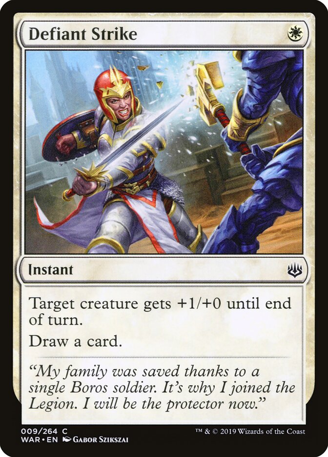 Golpe Desafiador / Defiant Strike - Magic: The Gathering - MoxLand