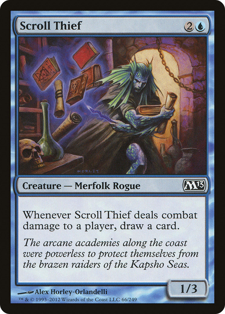 Ladrão de Pergaminho / Scroll Thief - Magic: The Gathering - MoxLand