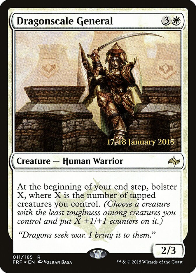 General Escama de Dragão / Dragonscale General - Magic: The Gathering - MoxLand