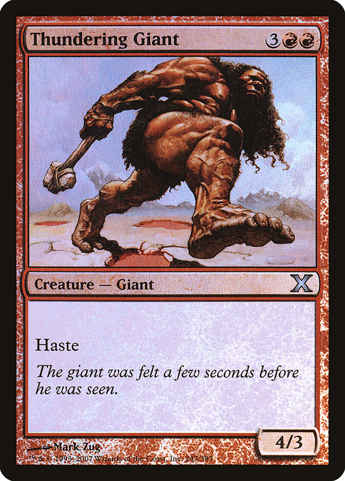 Gigante Trovejante / Thundering Giant - Magic: The Gathering - MoxLand