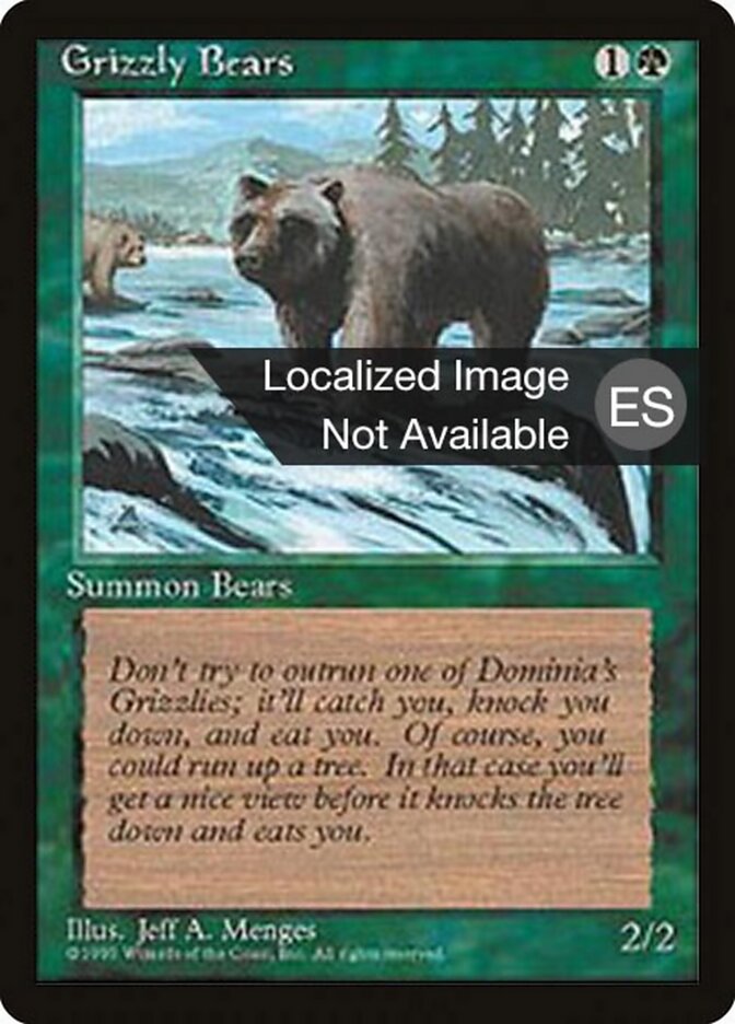 Ursos Cinzentos / Grizzly Bears - Magic: The Gathering - MoxLand