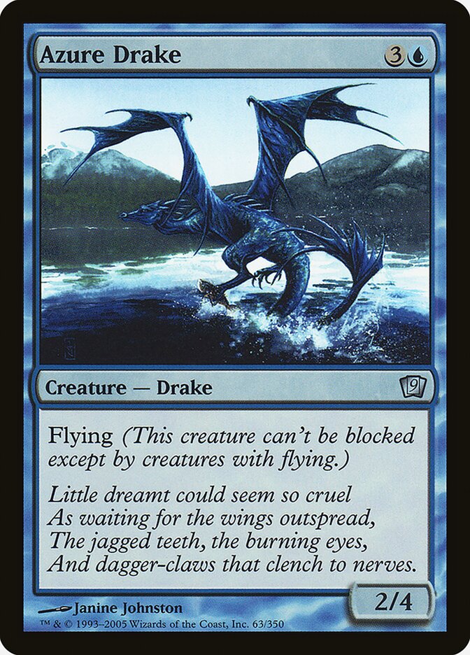 Dragonete Lazur / Azure Drake - Magic: The Gathering - MoxLand