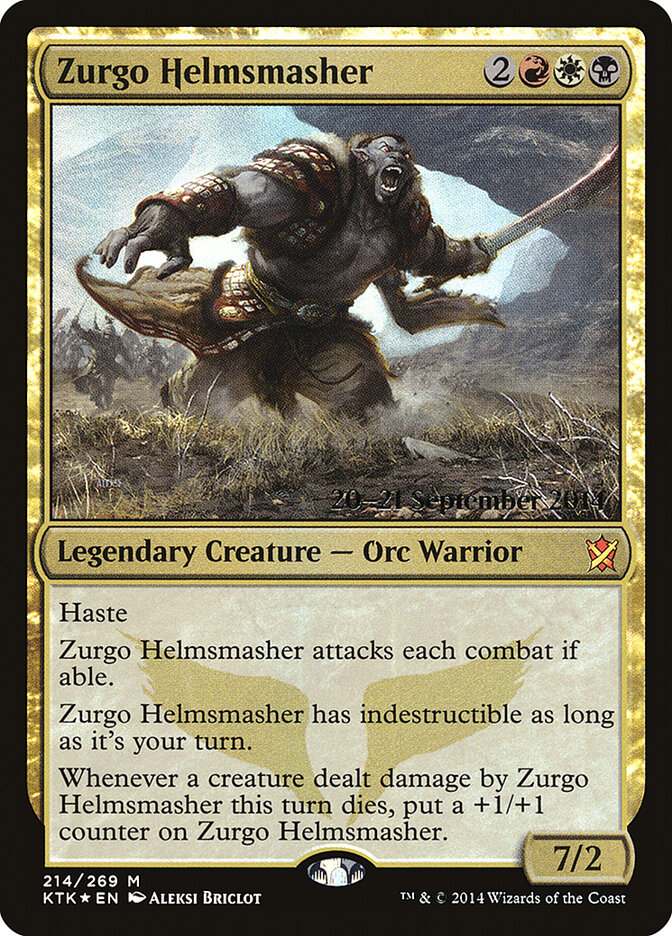 Zurgo Quebra-elmo / Zurgo Helmsmasher - Magic: The Gathering - MoxLand