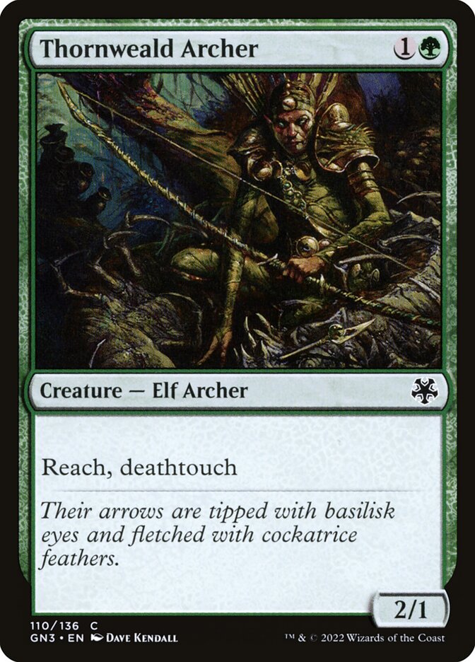 Arqueiro de Espinoflora / Thornweald Archer - Magic: The Gathering - MoxLand