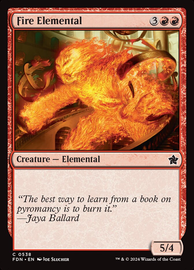 Elemental do Fogo / Fire Elemental - Magic: The Gathering - MoxLand