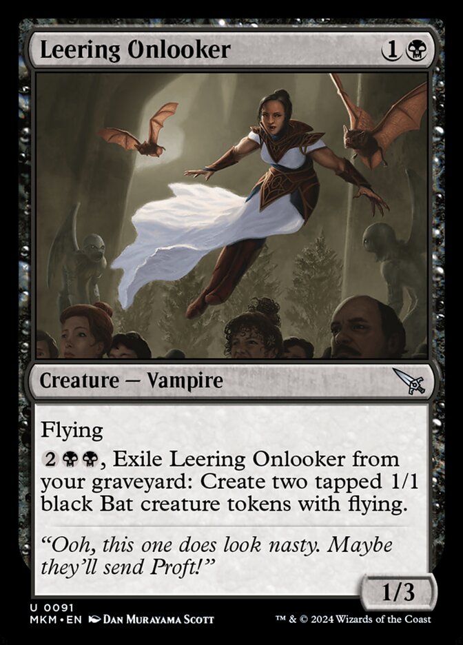 Observadora Sorrateira / Leering Onlooker - Magic: The Gathering - MoxLand