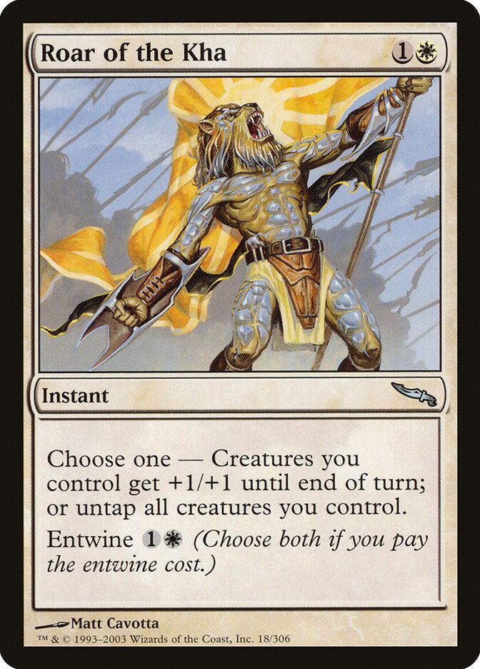 Rugido do Cã / Roar of the Kha - Magic: The Gathering - MoxLand