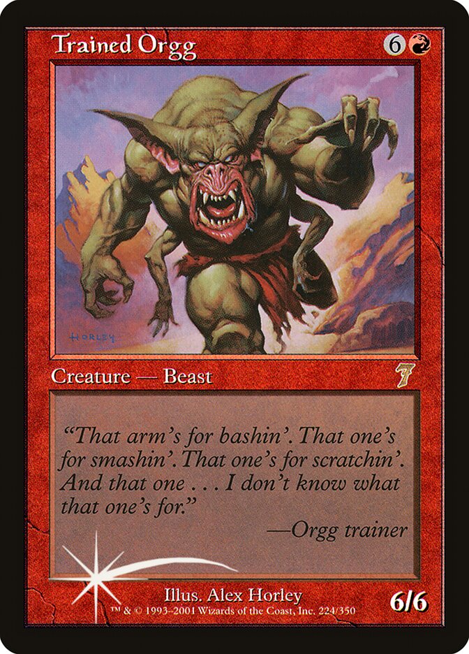 Orgg Treinado / Trained Orgg - Magic: The Gathering - MoxLand