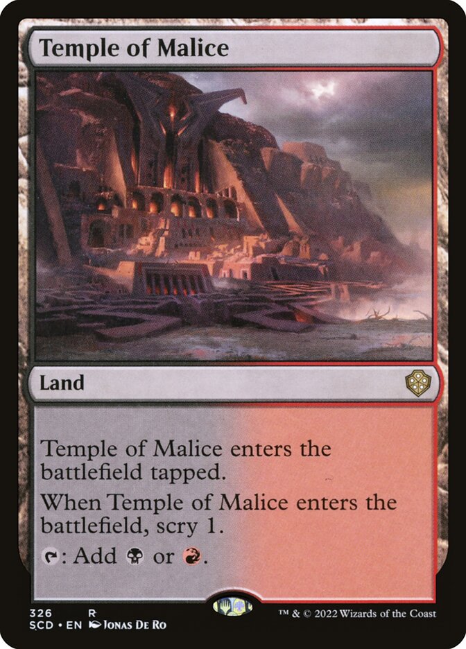 Templo da Maleficência / Temple of Malice - Magic: The Gathering - MoxLand