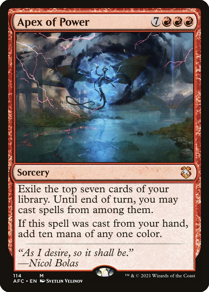 Ápice do Poder / Apex of Power - Magic: The Gathering - MoxLand