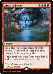 Ápice do Poder / Apex of Power - Magic: The Gathering - MoxLand