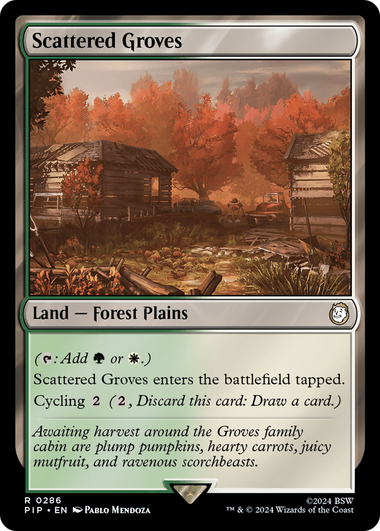Bosques Esparsos / Scattered Groves - Magic: The Gathering - MoxLand