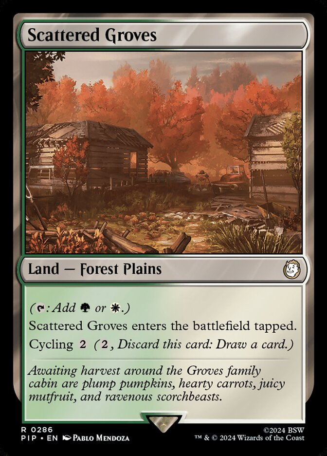 Bosques Esparsos / Scattered Groves - Magic: The Gathering - MoxLand