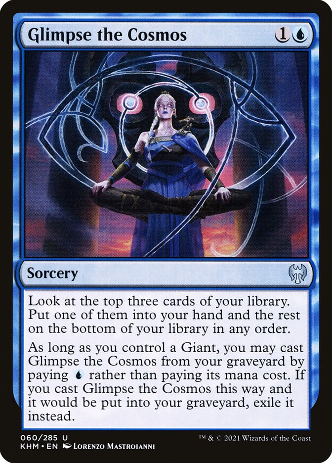Vislumbre do Cosmos / Glimpse the Cosmos - Magic: The Gathering - MoxLand
