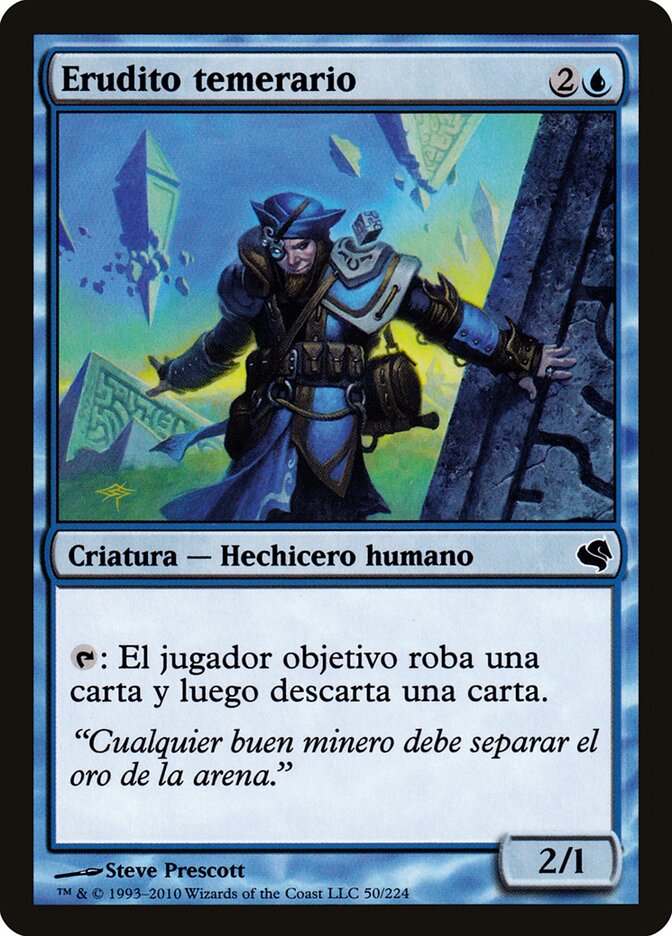 Erudito Incauto / Reckless Scholar - Magic: The Gathering - MoxLand